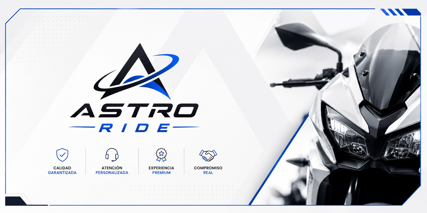 Astro Ride: calidad garantizada, atención personalizada, experiencia premium y compromiso real.